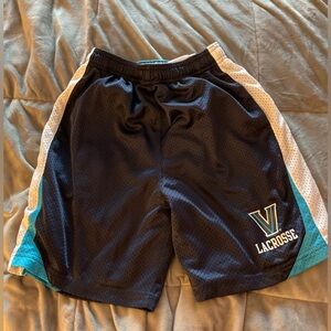 Lacrosse Kids Black and Teal Shorts